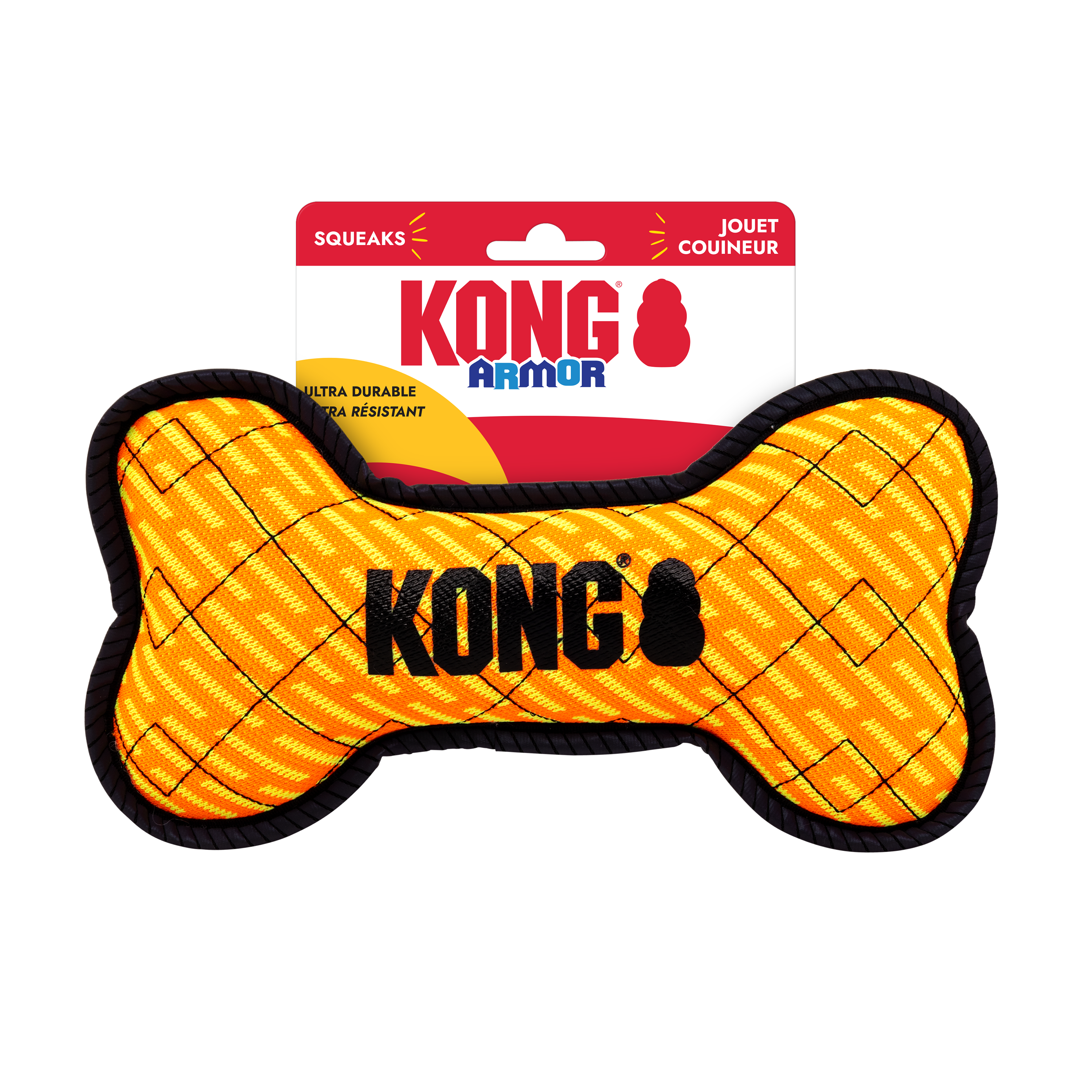Kong Armour Bone Dog Toy Assorted Colours