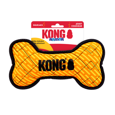 Kong Armour Bone Dog Toy Assorted Colours