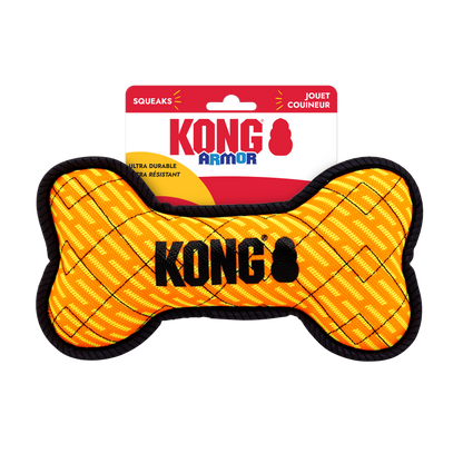 Kong Armour Bone Dog Toy Assorted Colours