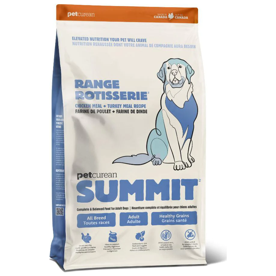 Summit Range Rotisserie Chicken Meal + Turkey Meal Recipe For Adult Dogs  Dog Food  | PetMax Canada