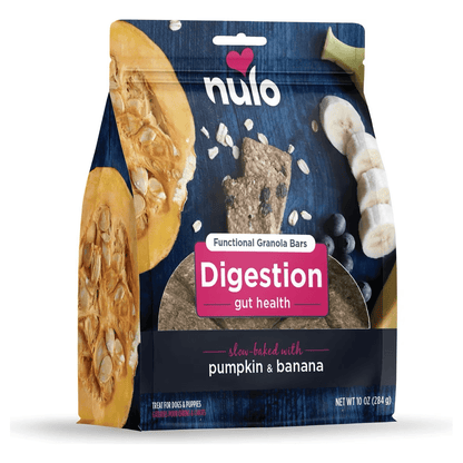Nulo Functional Granola Digestion Gut Health Dog Treats - 284g - Dog Treats - Nulo - PetMax Canada