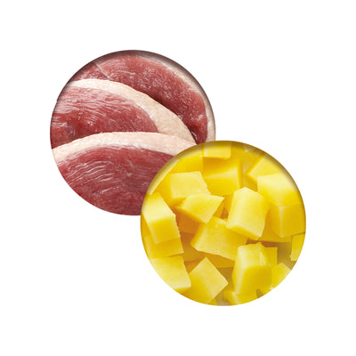 Nourriture humide pour chats CatIt Dîner au poulet avec canard et pommes de terre