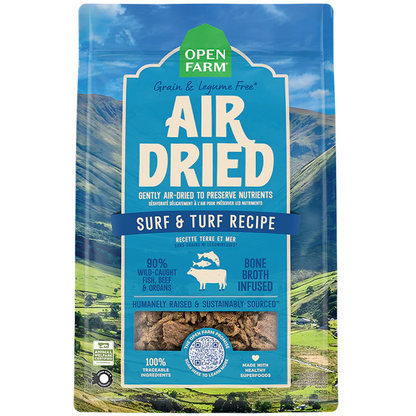 Open Farm Dog Air Dried Surf & Turf Recipe