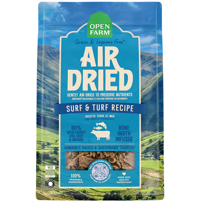 Open Farm Dog Air Dried Surf & Turf Recipe