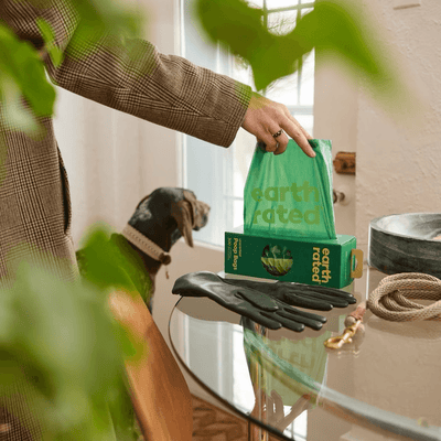 Earth Rated 300 Unscented Dog Waste Bags on a Single Roll - 300 Bags - Waste Management - Earth Rated - PetMax Canada