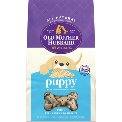 Old Mother Hubbard Classic Puppy Natural Mini Oven-Baked Biscuits Dog Treats  Dog Treats  | PetMax Canada