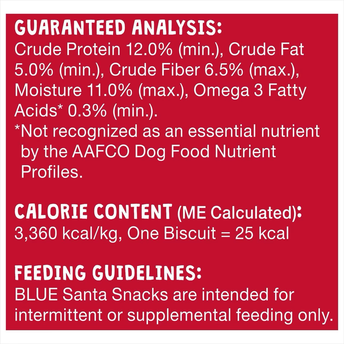 Blue 2024 santa snacks