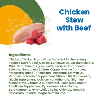Almo Nature HQS Complete Chicken Stew with Beef Canned Dog Food