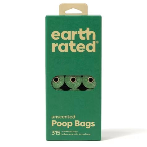 Earth Rated Eco-Friendly Unscented Poop Bags Bulk Pack (315 bags) Waste Management Bulk Pack (315 bags) | PetMax Canada