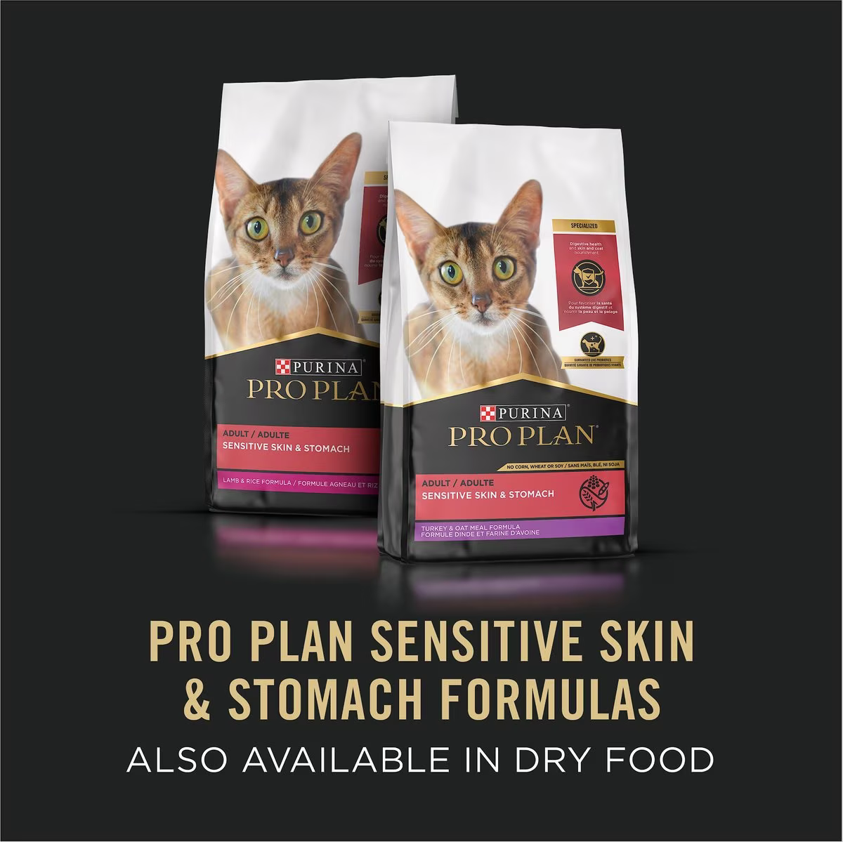 Purina Pro Plan Focus Sensitive Skin & Stomach Classic Arctic Char Grain-Free Entree Canned Cat Food  Canned Cat Food  | PetMax Canada