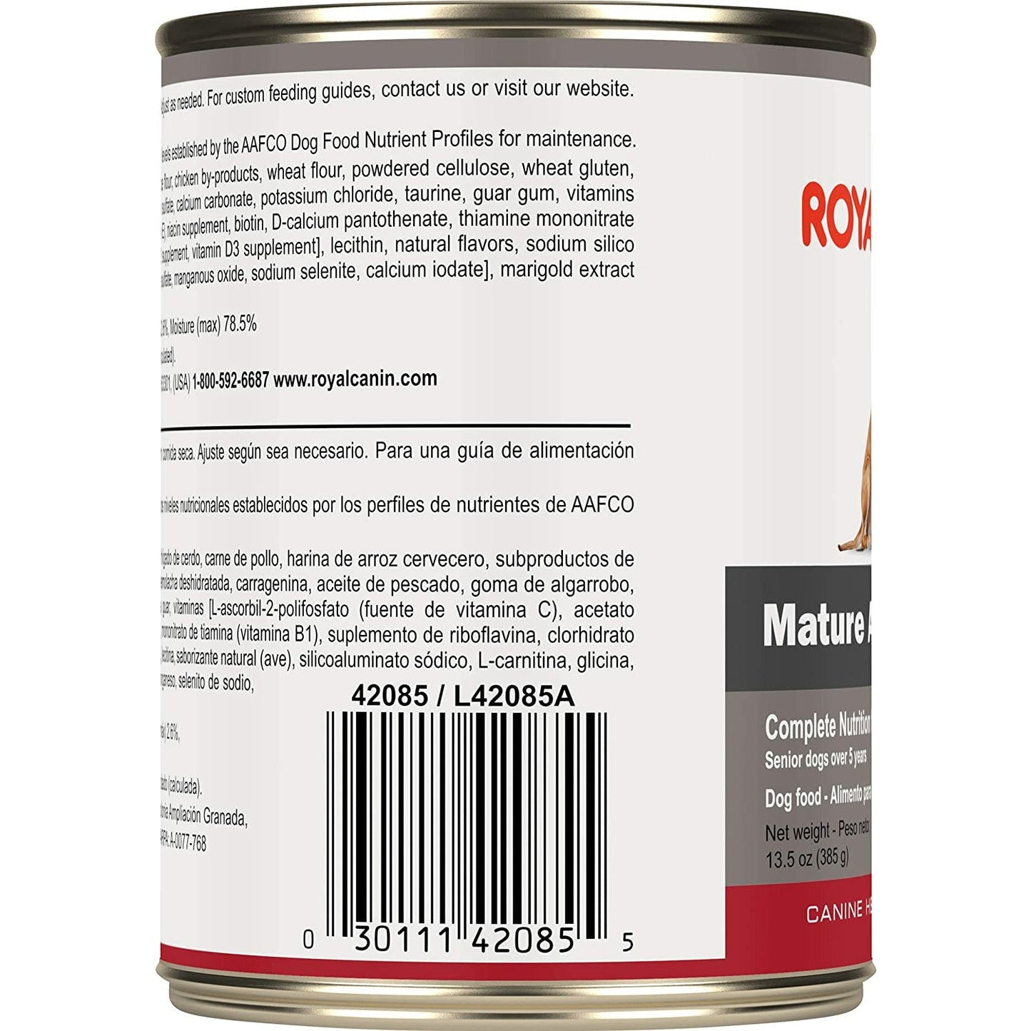 Royal Canin Canned Dog Food Mature 8+ 385g  Canned Dog Food  | PetMax Canada