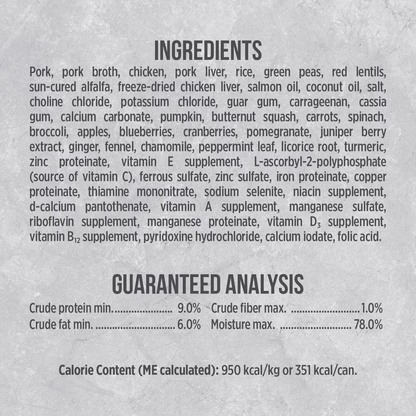 Nutrience Dog Infusion Pate Yorkshire Pork