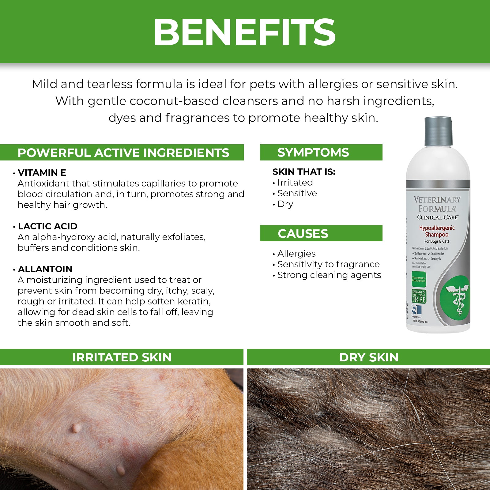 Shampooing hypoallergénique Synergy Labs