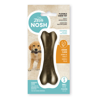 Nosh Flexible Chew Bone For Puppies Bacon  Nylon  | PetMax Canada