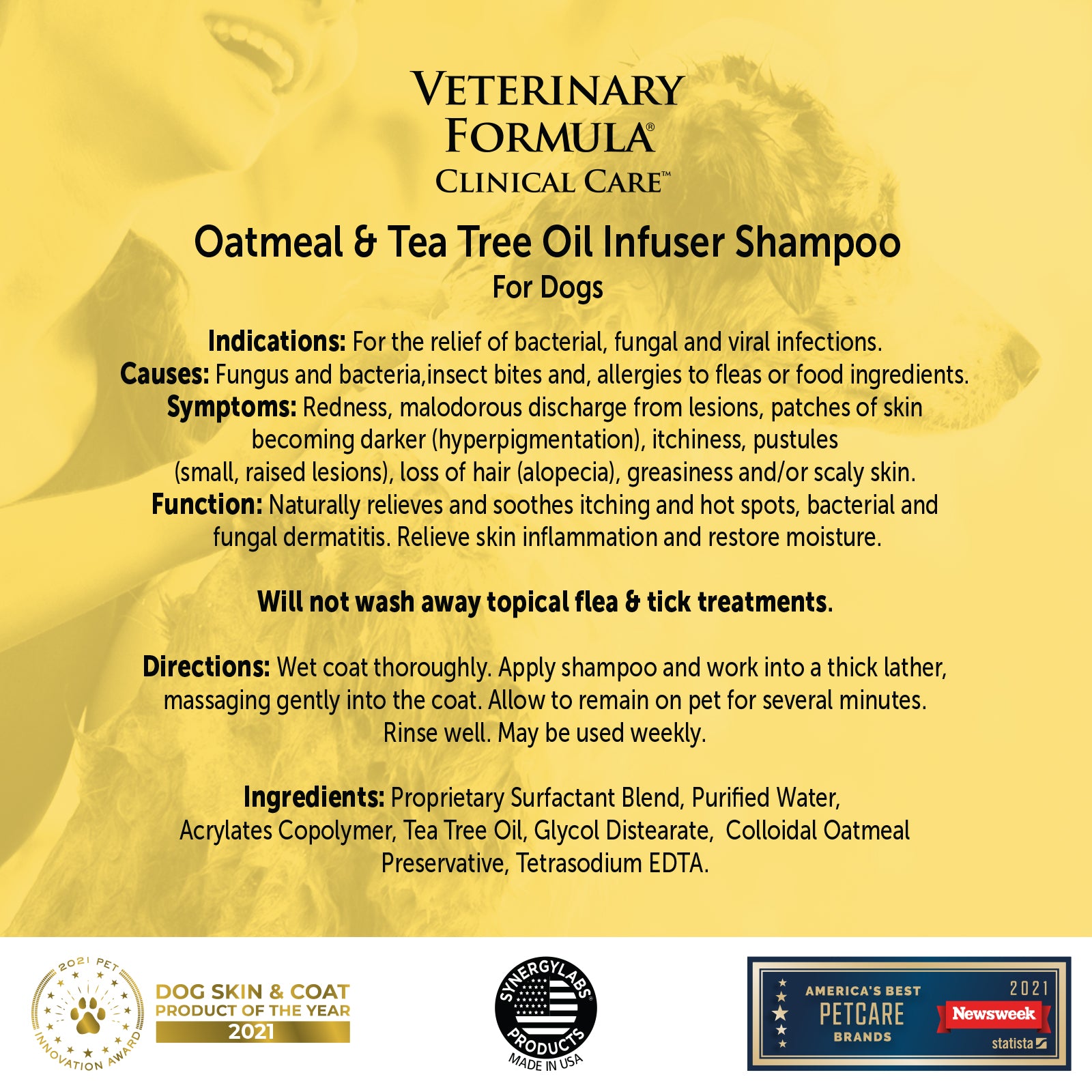 Synergy Labs Oatmeal & Tea Tree Oil Shampoo
