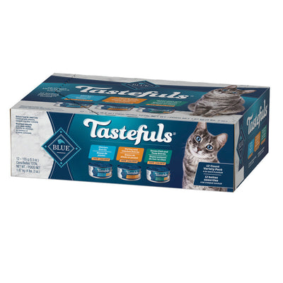 Blue Buffalo Tastefuls Cat Wet Food Variety Pack Ocean Fish & Tuna