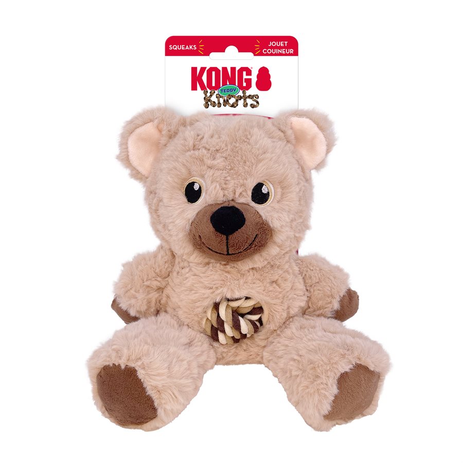 Kong Knots Teddy Assorted  Dog Toys  | PetMax Canada