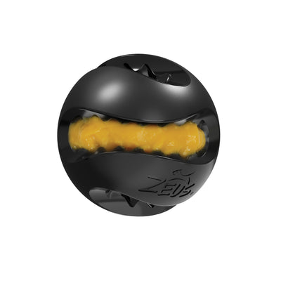Zeus Chewchasers Black Rubber Treat Ball