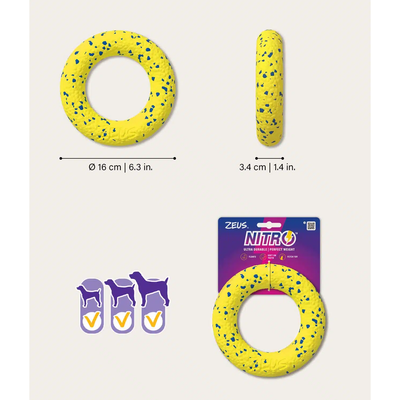 Zeus Nitro Ring Dog Toy