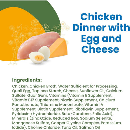 Almo Nature HQS Complete Chicken With Egg & Cheese Wet Dog Food