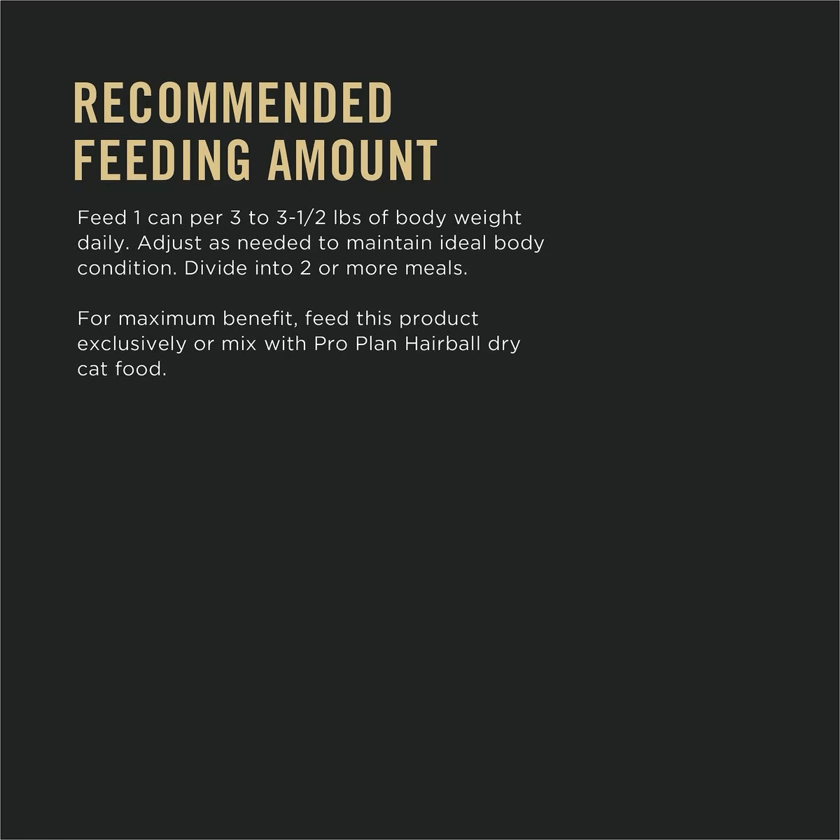 Purina pro plan hairball sales