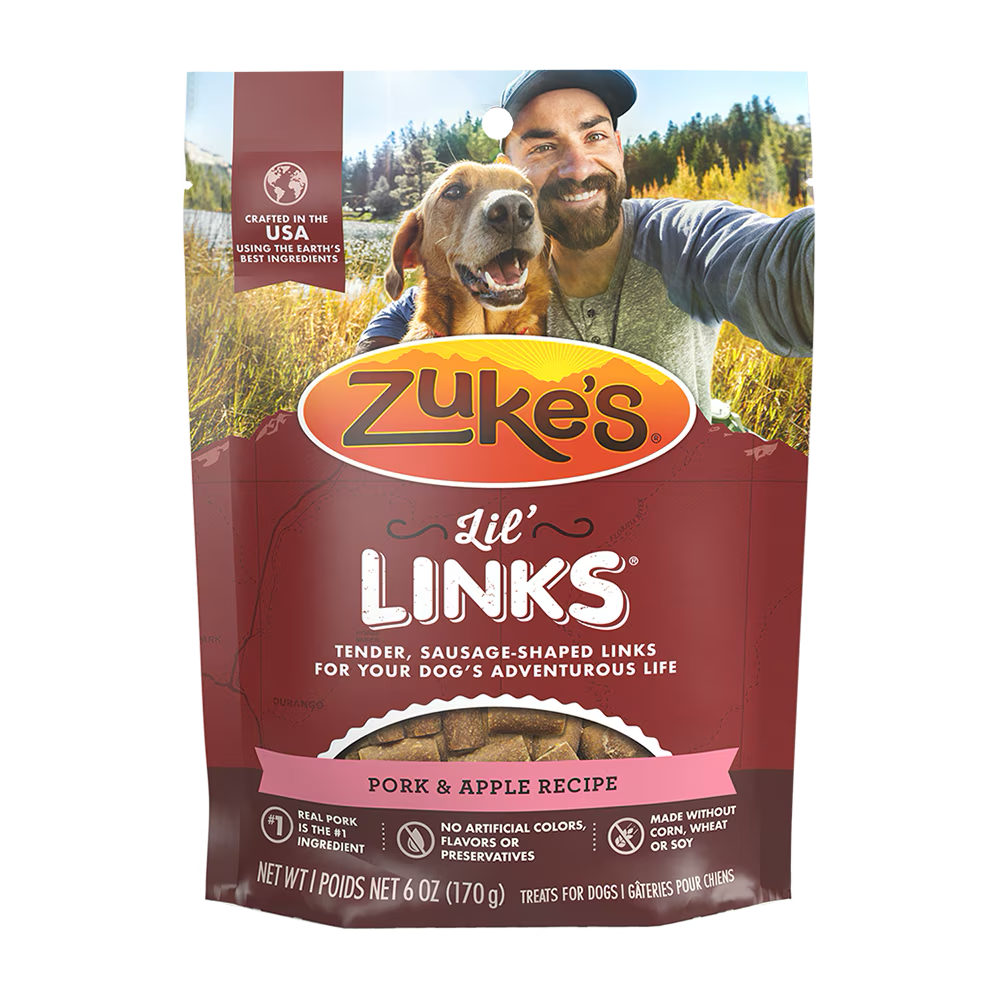 Zuke’s Lil’ Links Pork & Apple Recipe Dog Treats