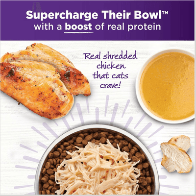 Wellness Bowl Boosters Shredded Chicken Wet Cat Topper - 50g - Canned Cat Food - Wellness - PetMax Canada