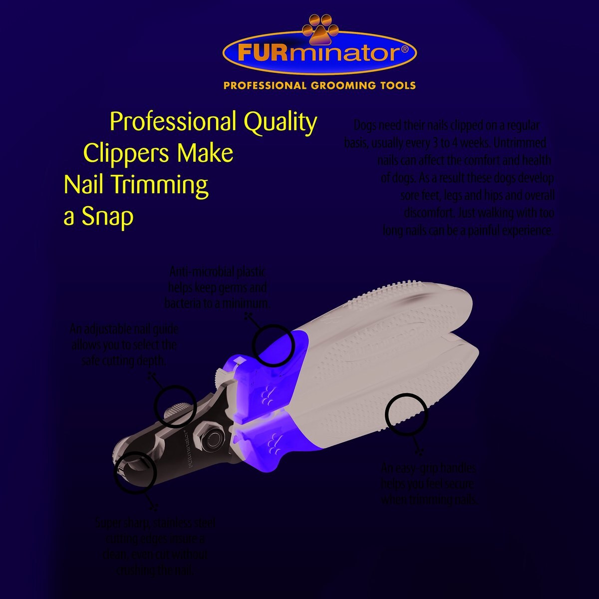 Furminator Nail Clipper  Grooming  | PetMax Canada