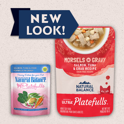 Natural Balance Platefulls Salmon, Tuna & Crab Wet Cat Food