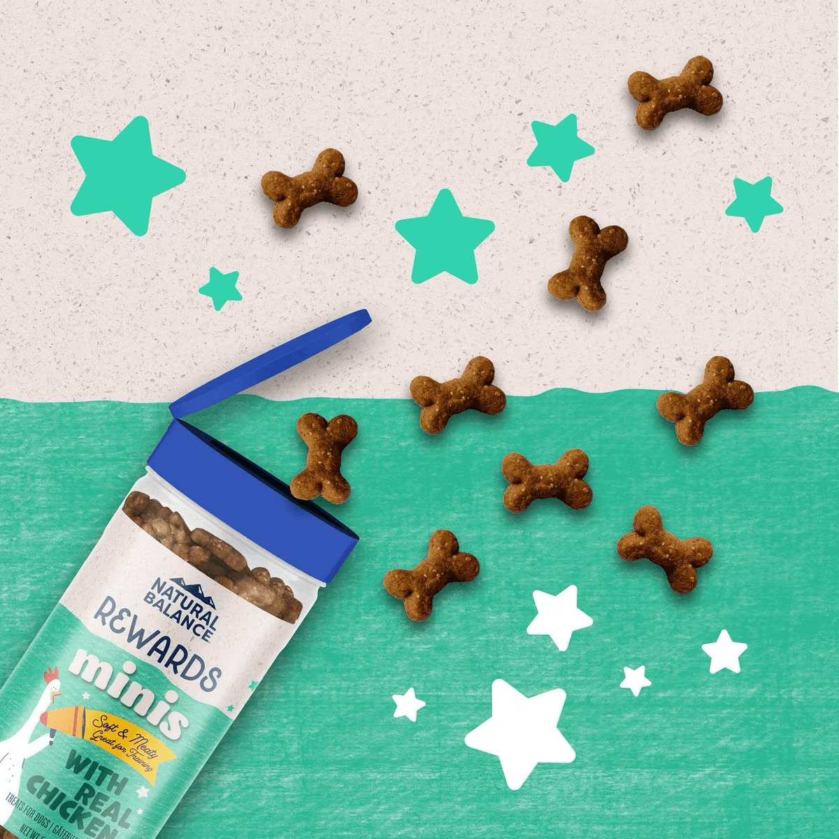 Natural Balance Rewards Minis with Real Chicken Dog Treats - 150g - Dog Treats - Natural Balance - PetMax Canada