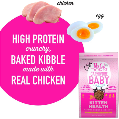 Tiki Cat Born Carnivore High Protein Kitten Chicken & Egg