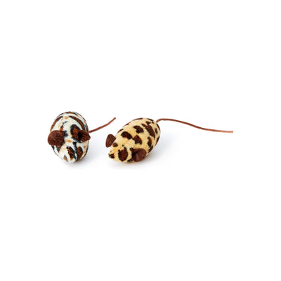 Jouet pour chat Bud Z en vrac, souris blanche/beige