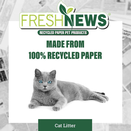 Litière pour chat en papier Fresh News PremMedium