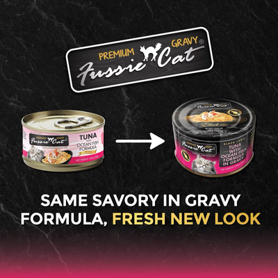 Fussie Cat Premium Tuna With Ocean Fish Formula in Gravy