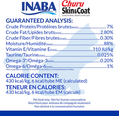 Inaba Churu Skin & Coat Variety Pack Lickable Cat Treats