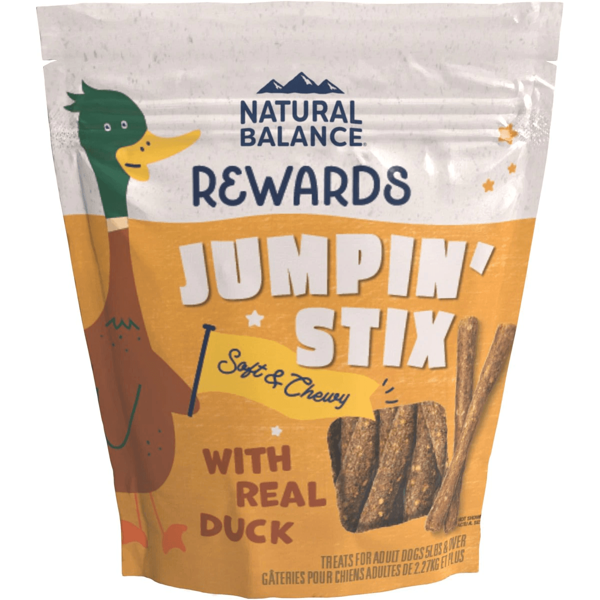 Natural Balance Rewards Jumpin' Stix With Real Duck Dog Treats - 113g - Dog Treats - Natural Balance - PetMax Canada