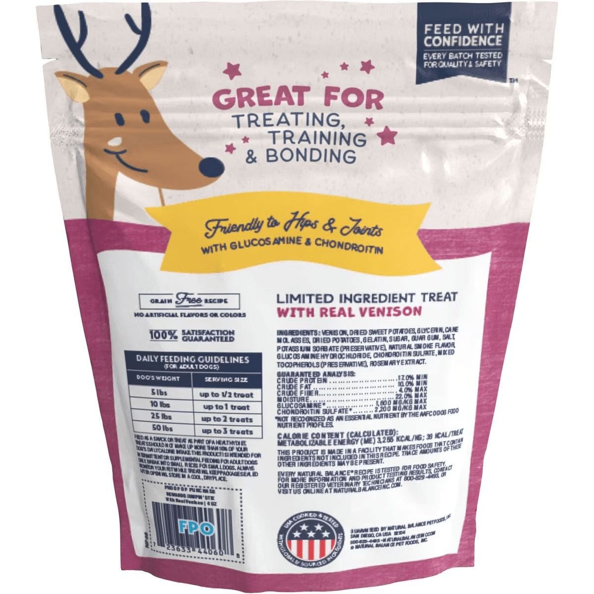 Natural Balance Rewards Jumpin' Stix With Real Venison Dog Treats  Dog Treats  | PetMax Canada