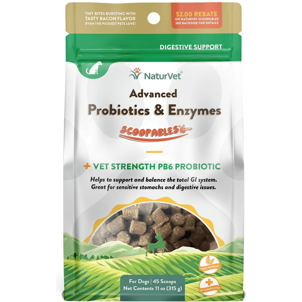 Naturvet Dog Advanced Probiotics & Enzymes - Default Title - Health Care - Naturvet - PetMax Canada
