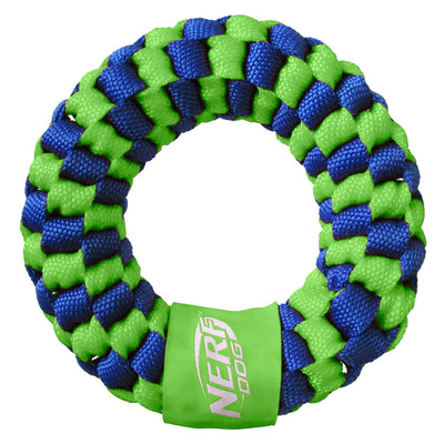 Nerf Dog Braided Twisted Ring Tug  Dog Toys  | PetMax Canada