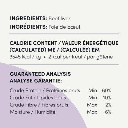 Crumps Naturals Beef Liver Bites