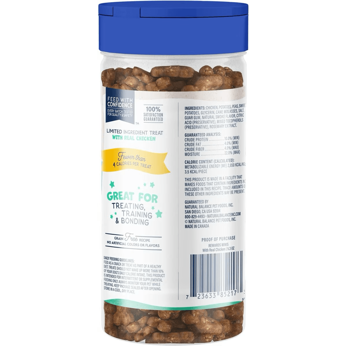 Natural Balance Rewards Minis with Real Chicken Dog Treats - 150g - Dog Treats - Natural Balance - PetMax Canada