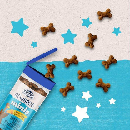 Natural Balance Rewards Minis with Real Turkey Dog Treats - 150g - Dog Treats - Natural Balance - PetMax Canada