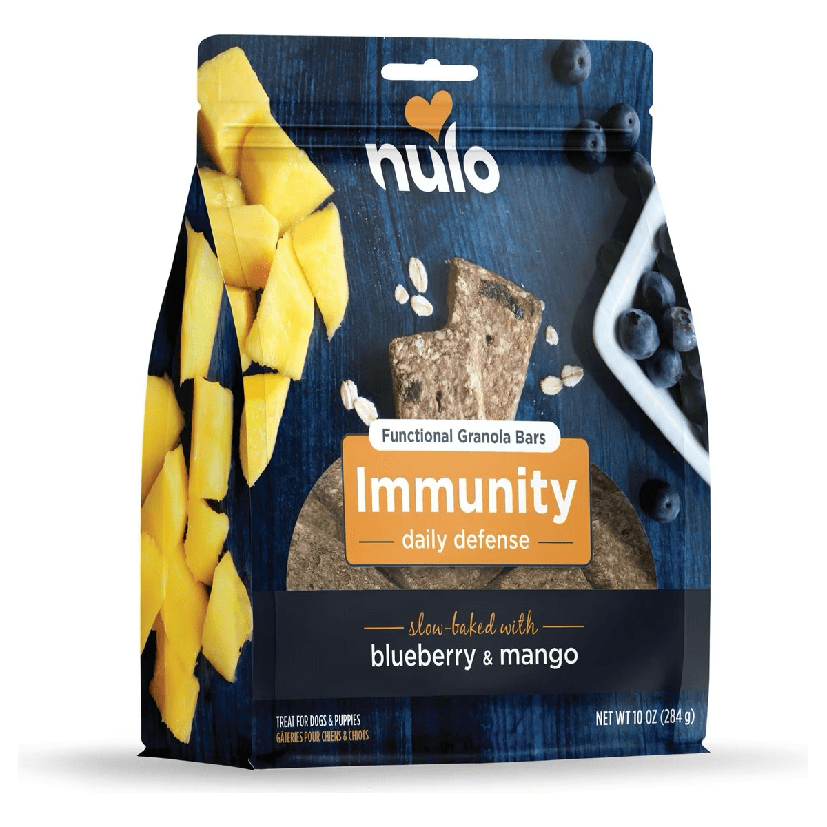 Nulo Functional Granola Immunity Daily Defence Dog Treats  Dog Treats  | PetMax Canada