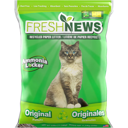Litière pour chat en papier Fresh News PremMedium