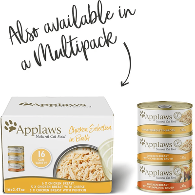 Applaws Chicken Breast with Cheese Canned Cat Food - 70g - Canned Cat Food - Applaws - PetMax Canada