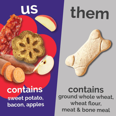 Fruitables Skinny Minis Dog Treats Apple & Bacon