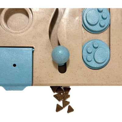 fouFIT Hide n Seek Multi-Play Busy Board Puzzle Treat Dispensing Toy for Dogs