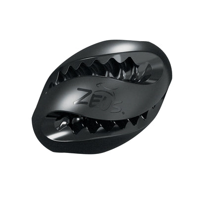 Zeus Chewchasers Black Rubber Rugby Treat Ball
