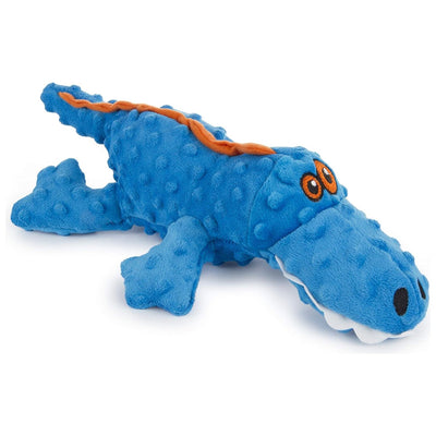 Go Dog! Gator with Chew Guard Technology Durable Plush Squeaker Dog Toy