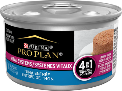 Purina Pro Plan Vital Systems 4-in-1 Support Tuna Entrée Pate Wet Cat Food